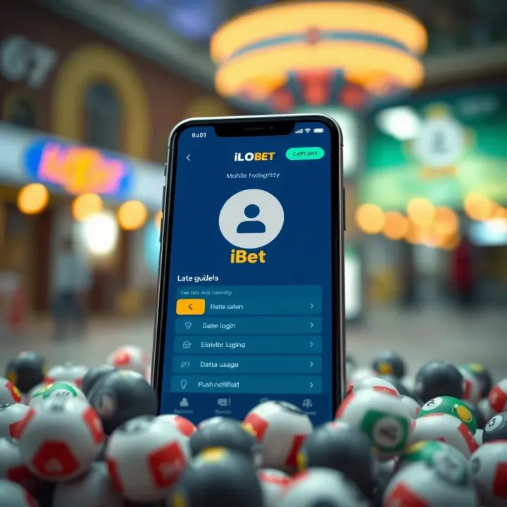 User accessing iLotBet South Africa login page on a laptop screen