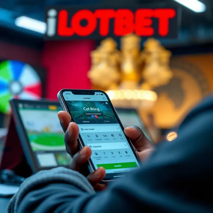 User entering login credentials on iLotBet platform on a laptop screen