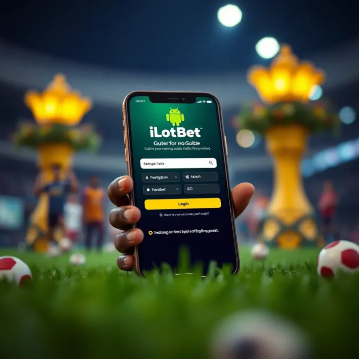 Mobile phone screen showing the Ilotbet account balance page with clear display of funds