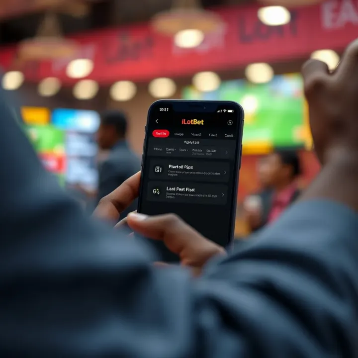 User entering a booking code on the iLotbet betting platform interface