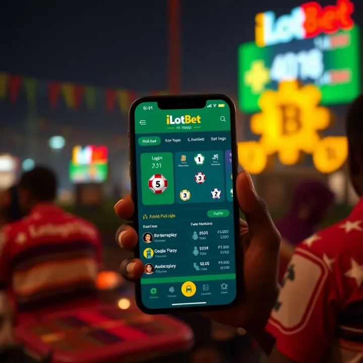 Secure login screen prompting for username and password on the iLotBet platform