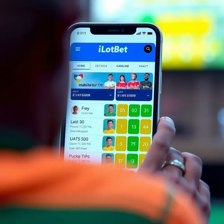 Mobile phone screen displaying USSD code entry for placing a sports bet in Nigeria