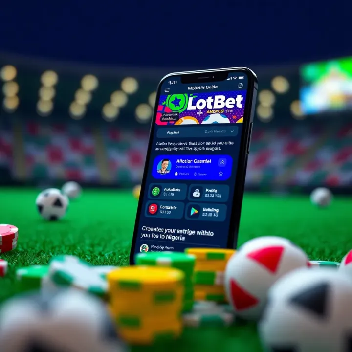 User interacting with a smartphone showing the iLotBet app dashboard with secure login and betting features