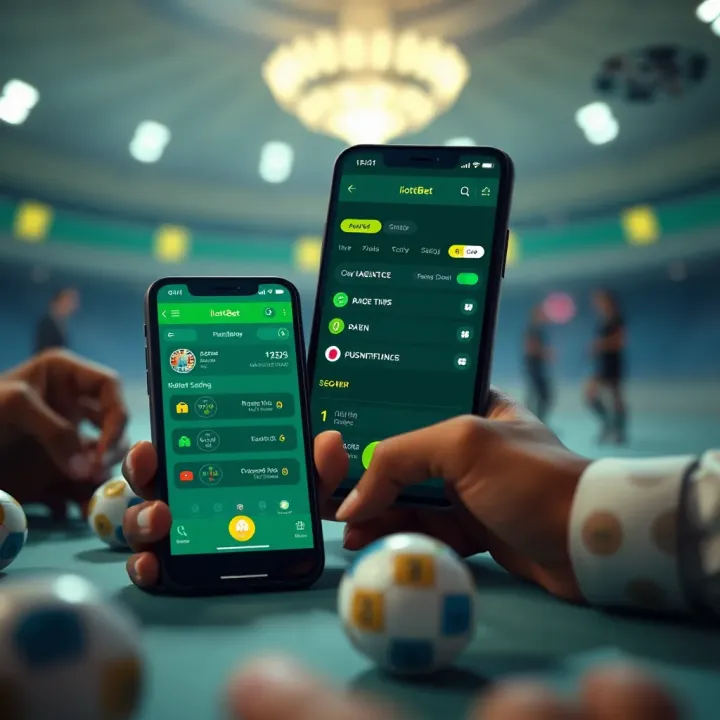Graphic showing secure betting transaction using booking codes on a digital device with payment symbols