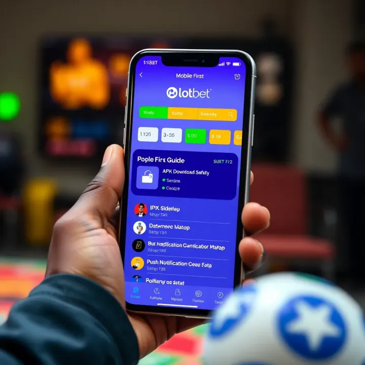 Dashboard of Ilotbet showing betting options and account security features