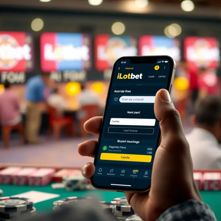 User navigating Ilotbet platform on a laptop with First Bank website open on a smartphone