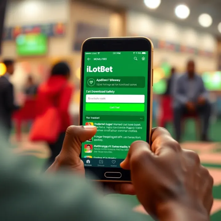 Login screen of Ilotbet platform showing username and password fields