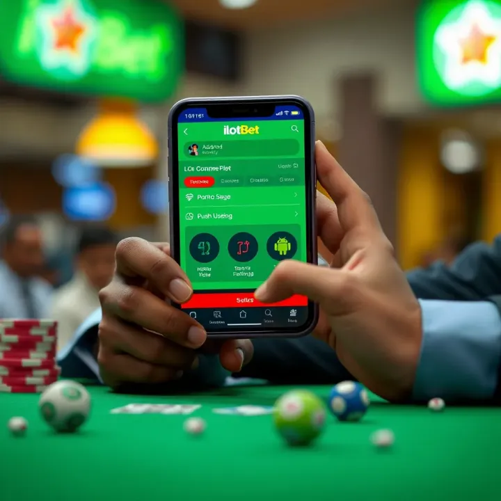 Navigating Ilotbet Platform with Betting Options and Guidance User navigating the Ilotbet interface with highlighted betting options and tips