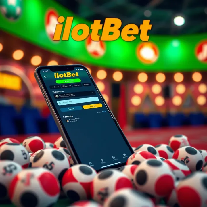 Screenshot displaying Ilotbet Partners app interface showcasing dashboard statistics and navigation menu