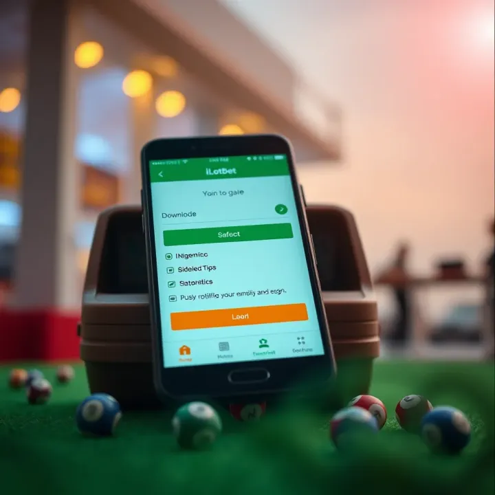 Interface of Shop Ilotbet Old Mobile displaying betting options on a classic mobile phone screen